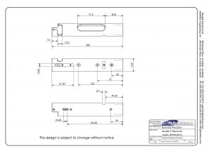 Model P Technical Drawing