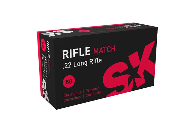 SK Rifle Match Ammunition 22 Long Rifle (50)
