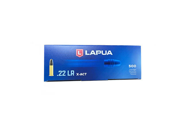 Lapua X-Act Ammunition 22 Long Rifle (500)