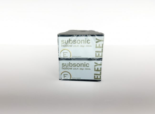 ELEY subsonic hollow Ammunition 22 Long Rifle (500)